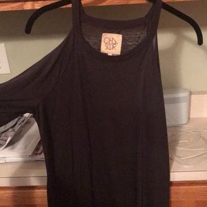 Cold shoulder long sleeve